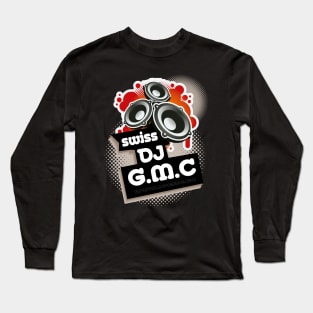 DJG.M.C-Swiss DJ Logo Long Sleeve T-Shirt